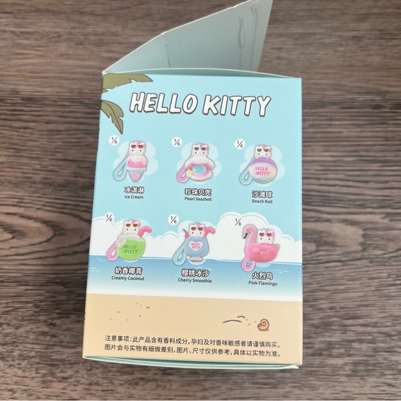 Hello Kitty Miniso Summer Tan Series Confirmed Cherry Smoothie Aroma Pendant - Picture 6 of 9
